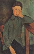 Amedeo Modigliani Le garcon a la veste bleue (mk38) painting